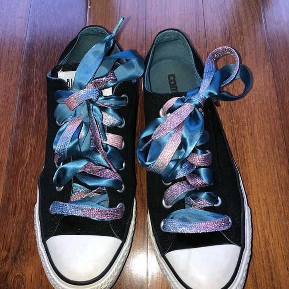 converse silk laces